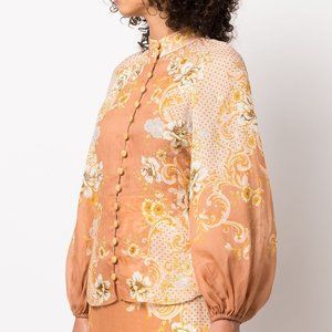 Zimmermann Postcard Lantern Blouse